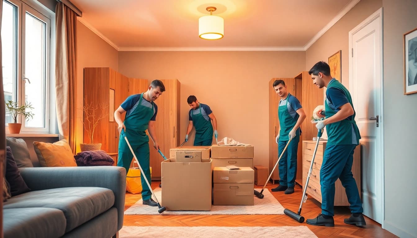 Entrümpelung Wien: Professionelles Team bei der Wohnung Räumung in Wien, effizient und ordentlich.
