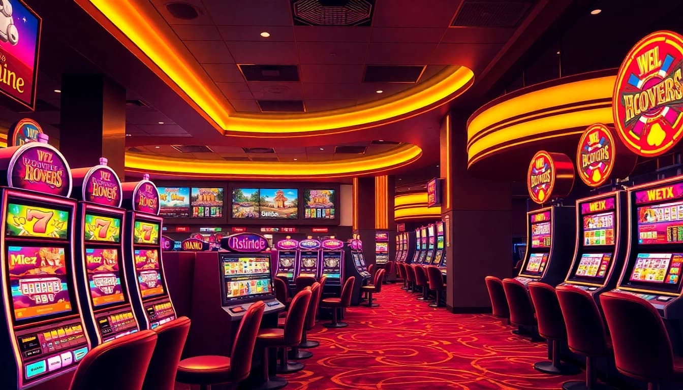 Discover exciting Casino Bonus offers with vibrant slots and a lively atmosphere at popular online casinos.