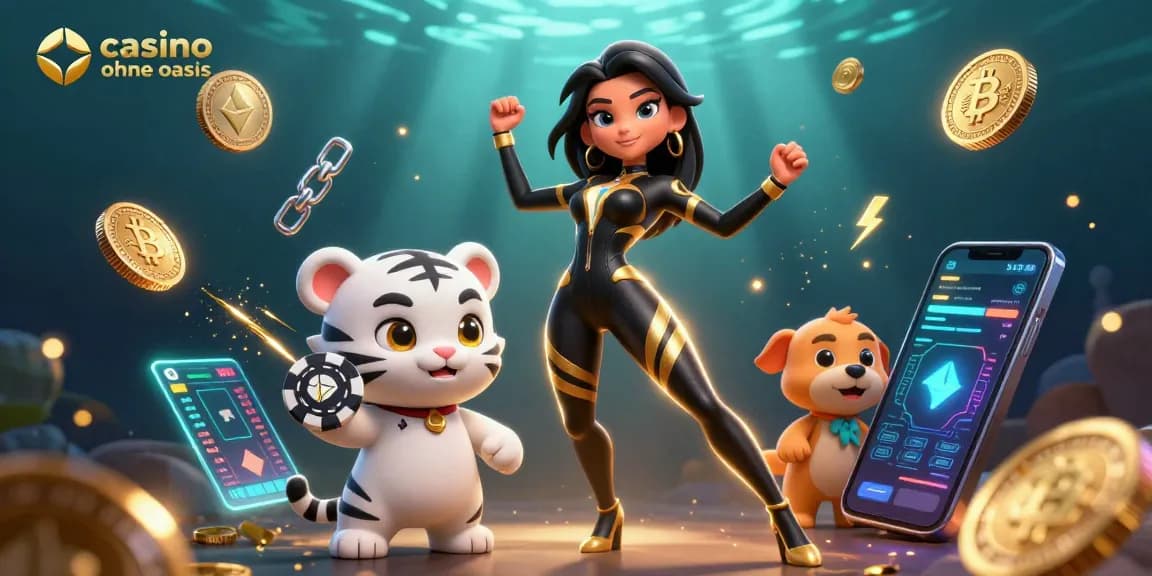 Play at casino ohne oasis with instant payouts and engaging game elements in a vibrant 3D scene.