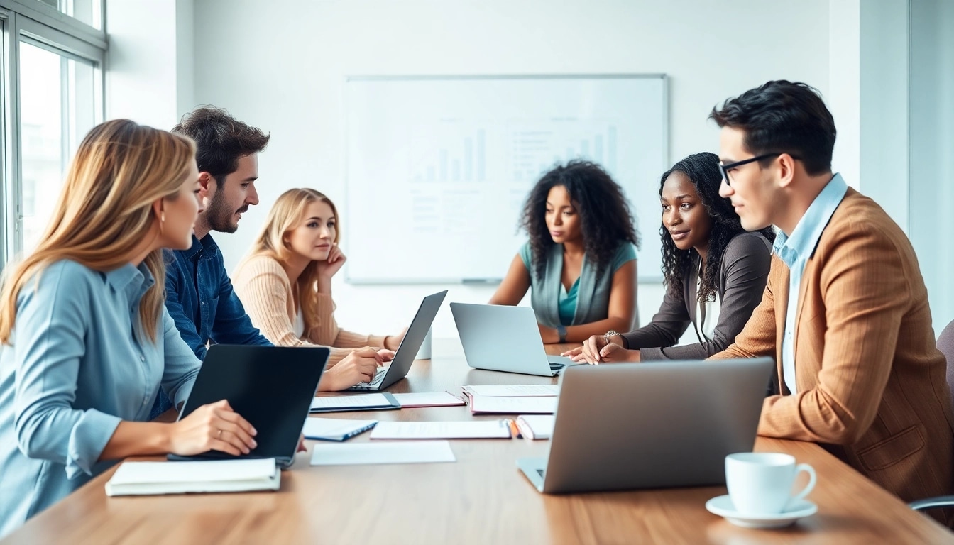 Effiziente Personalbesetzung in einem Teammeeting mit strategischer Zusammenarbeit.