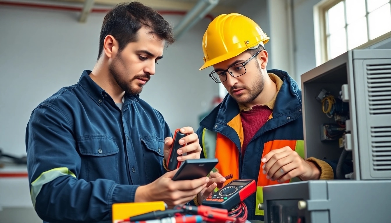 Inspecting portable electrical equipment during a prüfung ortsveränderlicher elektrischer betriebsmittel assessment for safety compliance.