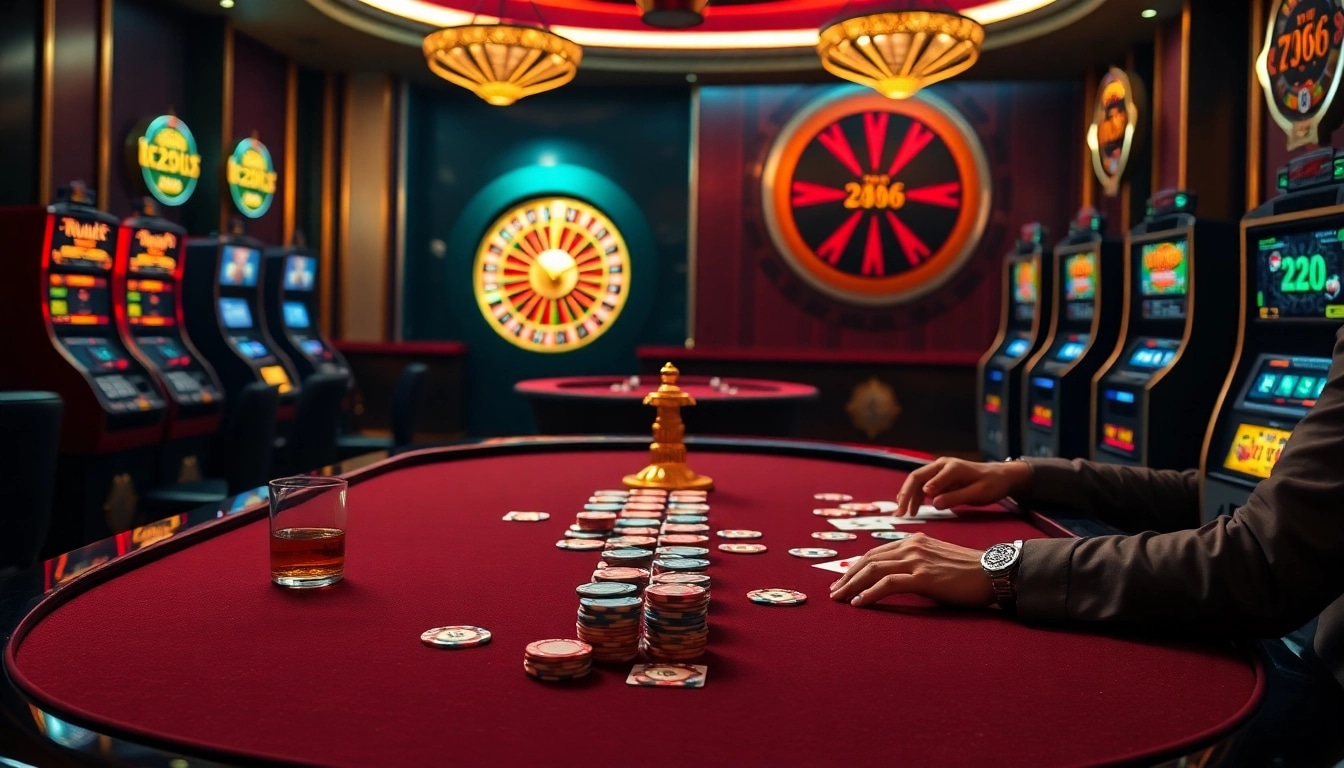 High-stakes poker game at 789f com, showcasing thrilling casino excitement and luxury.