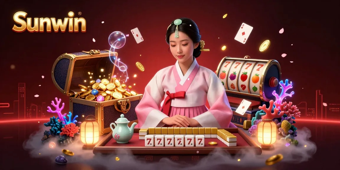 Experience the excitement of Sunwin with vibrant casino elements and stunning visuals.
