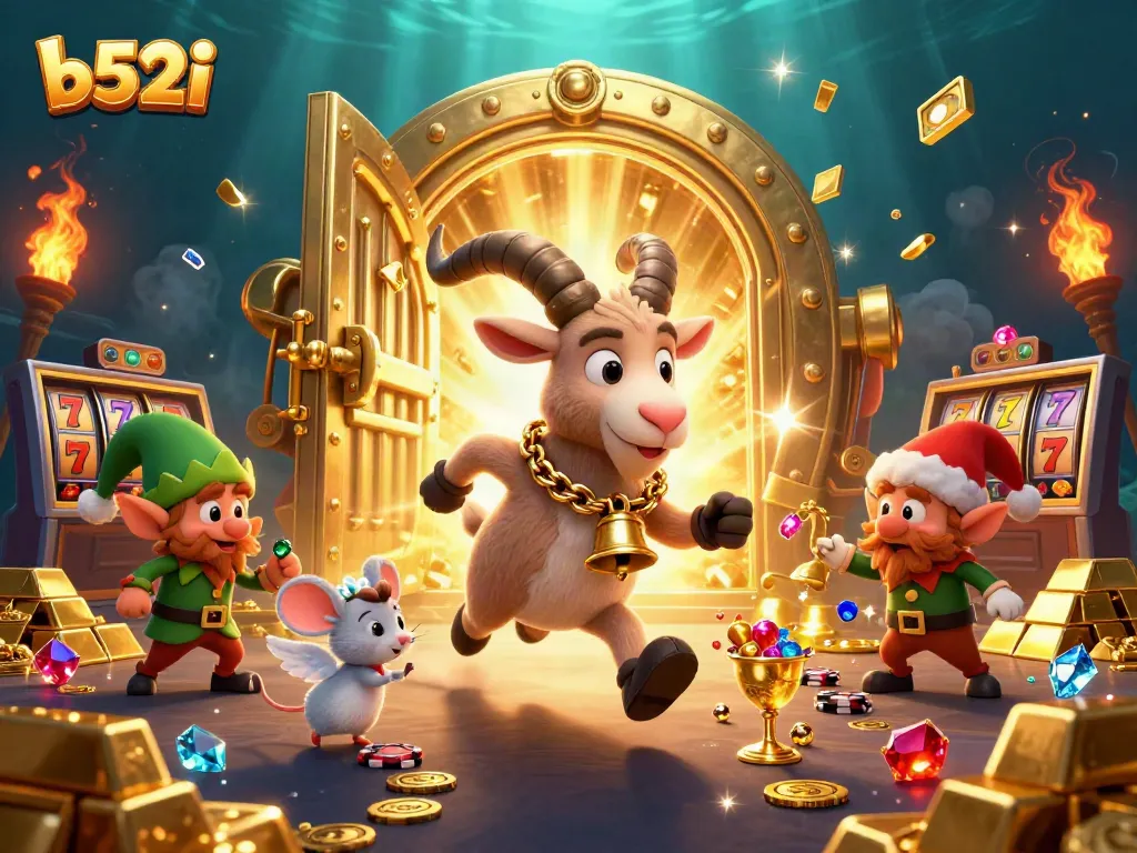Win big at the b52i casino with Krampus overseeing festive games of chance.