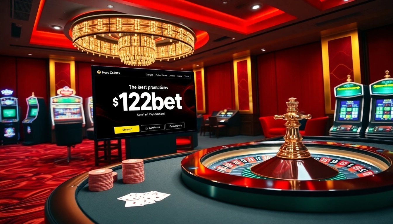 Experience the thrill of online gambling with link 12bet on a luxurious casino interface.