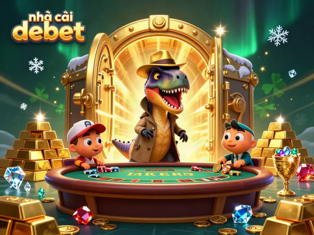 Experience thrilling gameplay at nhà cái debet with detailed casino scenes showcasing excitement and action.