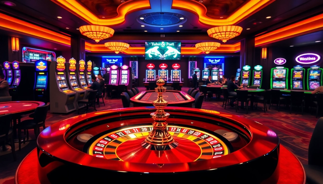 Engage with the lively atmosphere of gambling at https://siu88.best/, featuring roulette and poker action with vibrant chips.