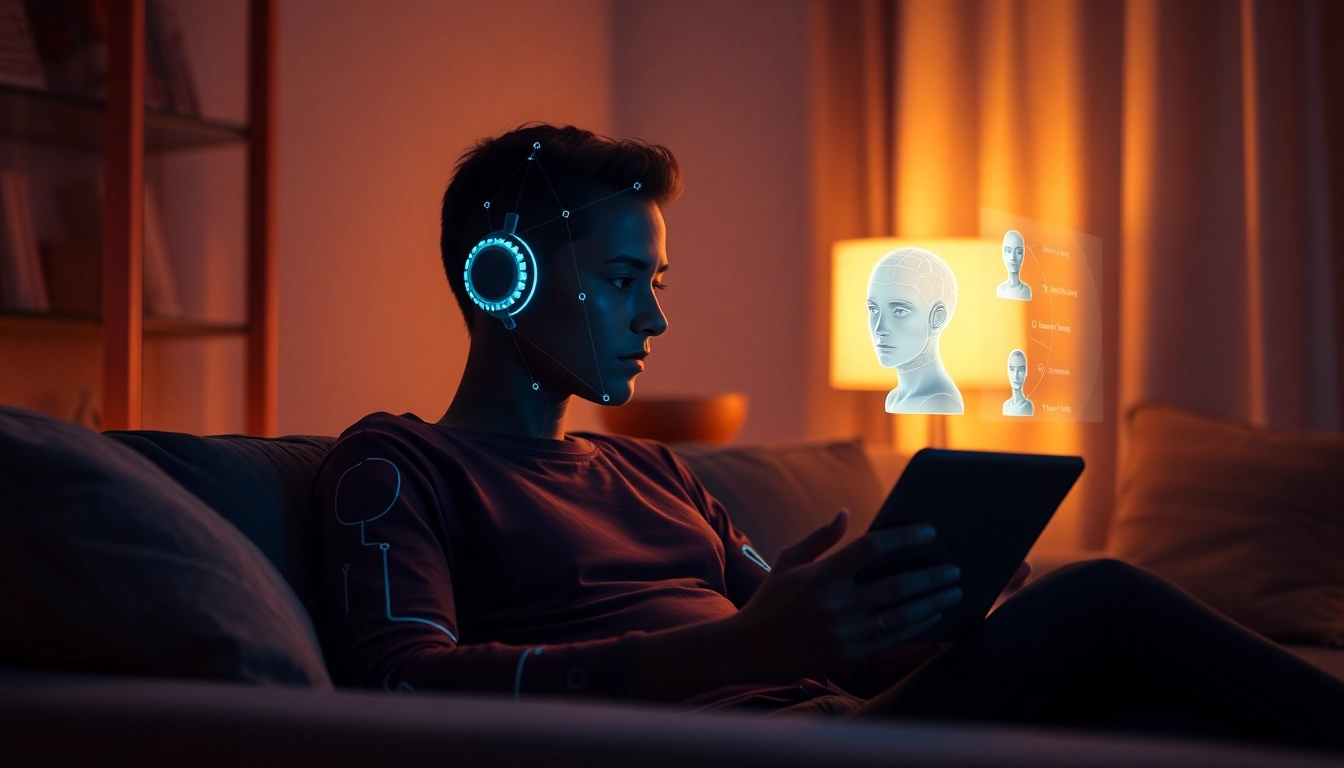 AI chat sex interaction showcasing an intimate conversation with a realistic chatbot.
