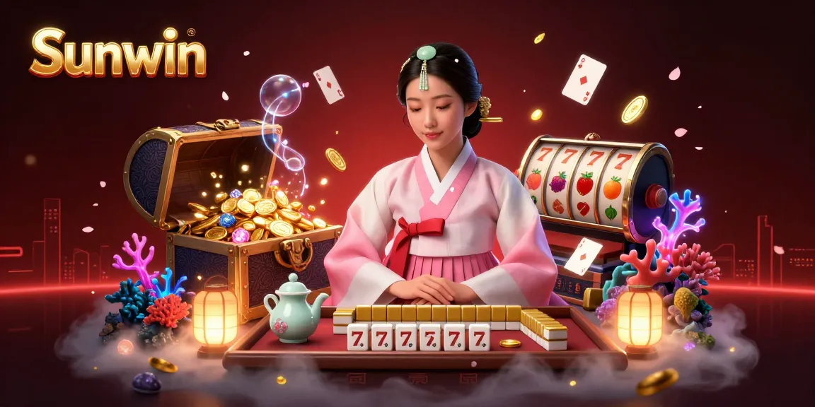 Experience the excitement of Sunwin with vibrant casino elements and stunning visuals.