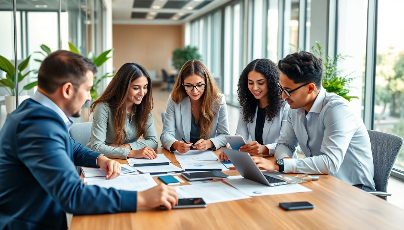 Headhunter Ingenieure beraten erfolgreich Ingenieure in einem modernen Büro.