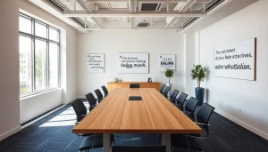 Headhunter Saarbrücken in modernem Büroambiente mit hellen Akzenten.