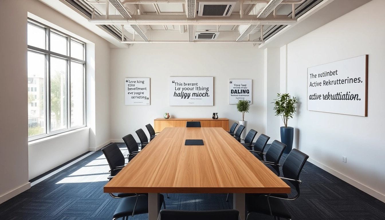Headhunter Saarbrücken in modernem Büroambiente mit hellen Akzenten.