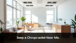 Relax in a modern chiropractic clinic while searching for a chiropractor near me and experience professional care in a serene environment.