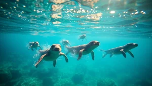 Tauchen in Playa del Carmen: Taucher erforschen lebendige Korallenriffe mit klaren Wasser.