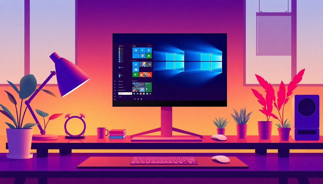 Efficient workspace featuring Microsoft Windows 11 Pro Key legal online erwerben on the screen.