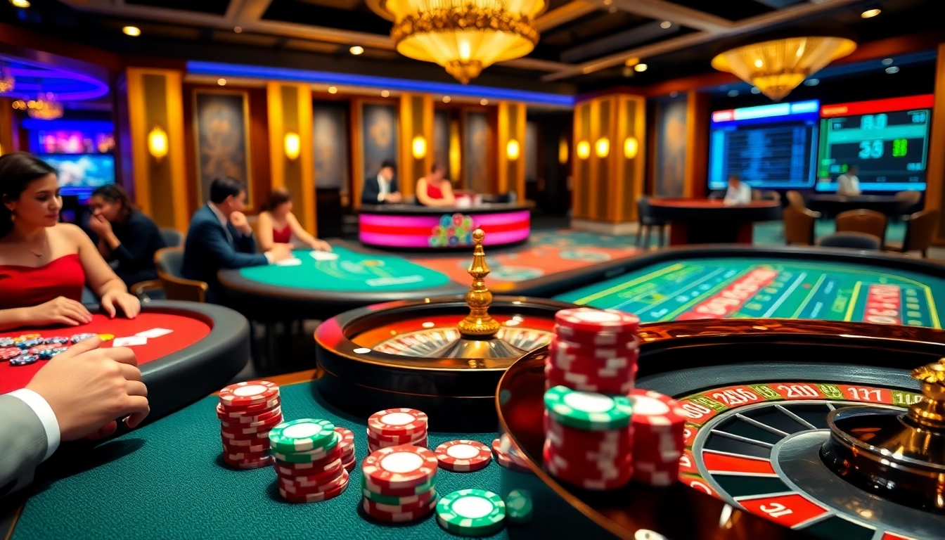 Experience thrilling gameplay at F168 Casino with vibrant poker tables and dynamic gaming action.