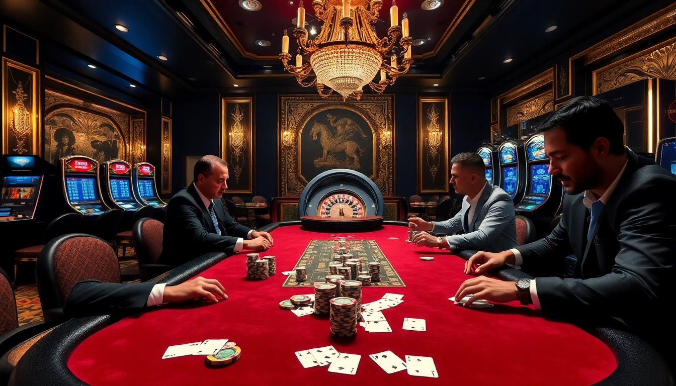 C168 casino experience showcasing high-stakes poker chips and roulette excitement.