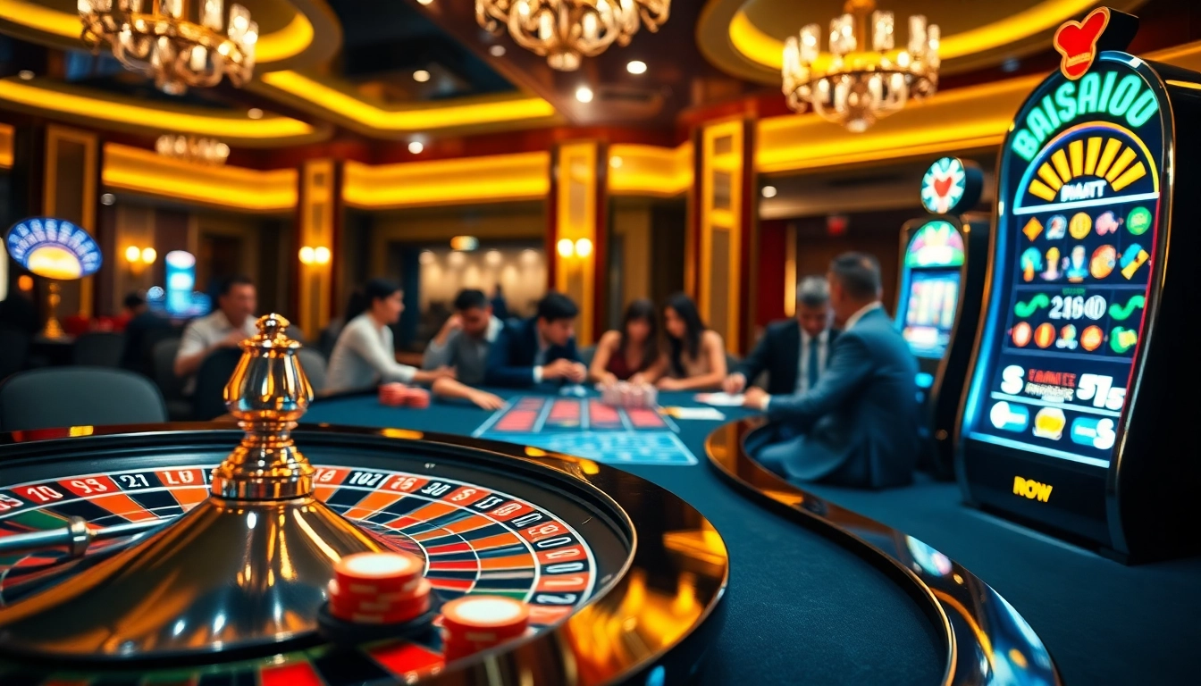 Experience thrilling gameplay at 88i nhà cái with vibrant casino elements, poker chips, and roulette.