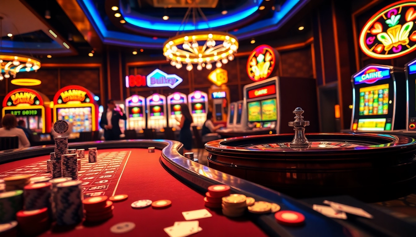 Experience the excitement at the 88i nhà cái casino with players enjoying roulette and slot games.